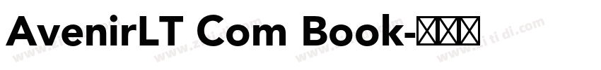AvenirLT Com Book字体转换